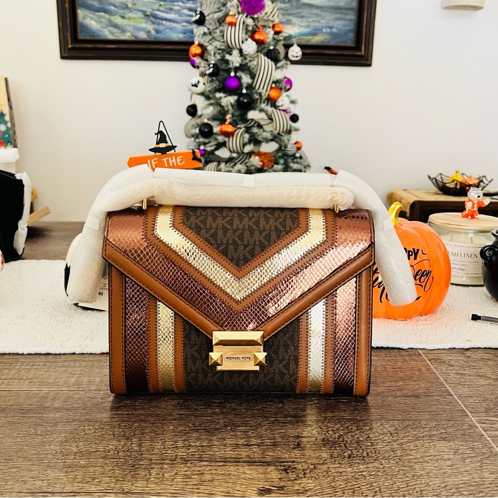 Michael Kors Multicolor Chevron Crossbody Bag